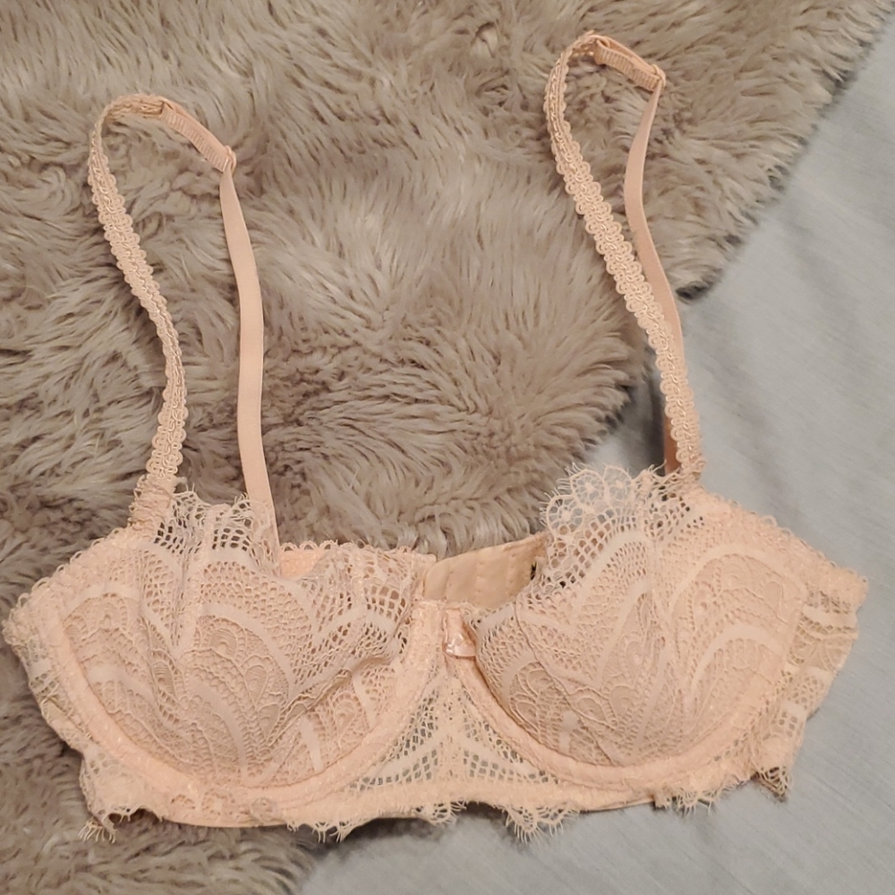 Free People Lace Balconet Bra